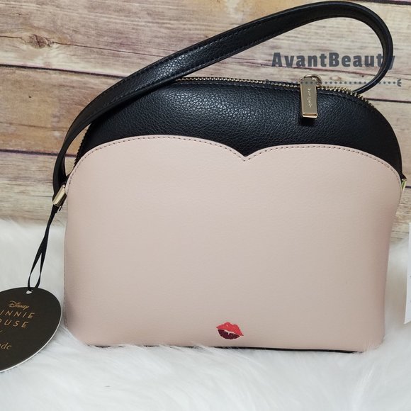 Kate spade Minnie Crossbody Disney KSNY Black Red - Picture 7 of 16